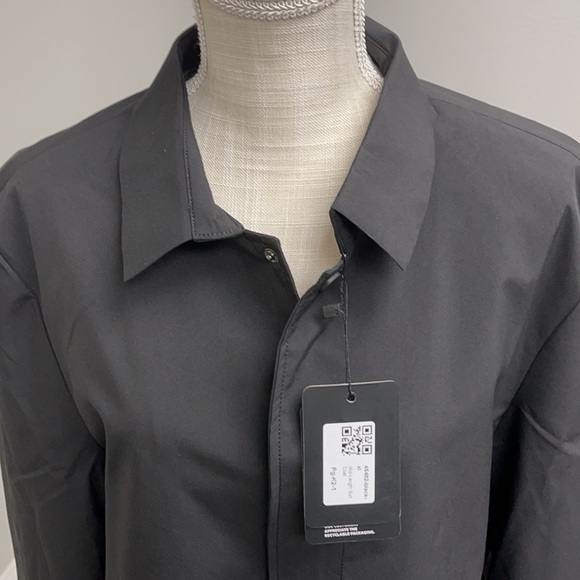 Pologize Black Trench Coat Men Size XL - Picture 4 of 10